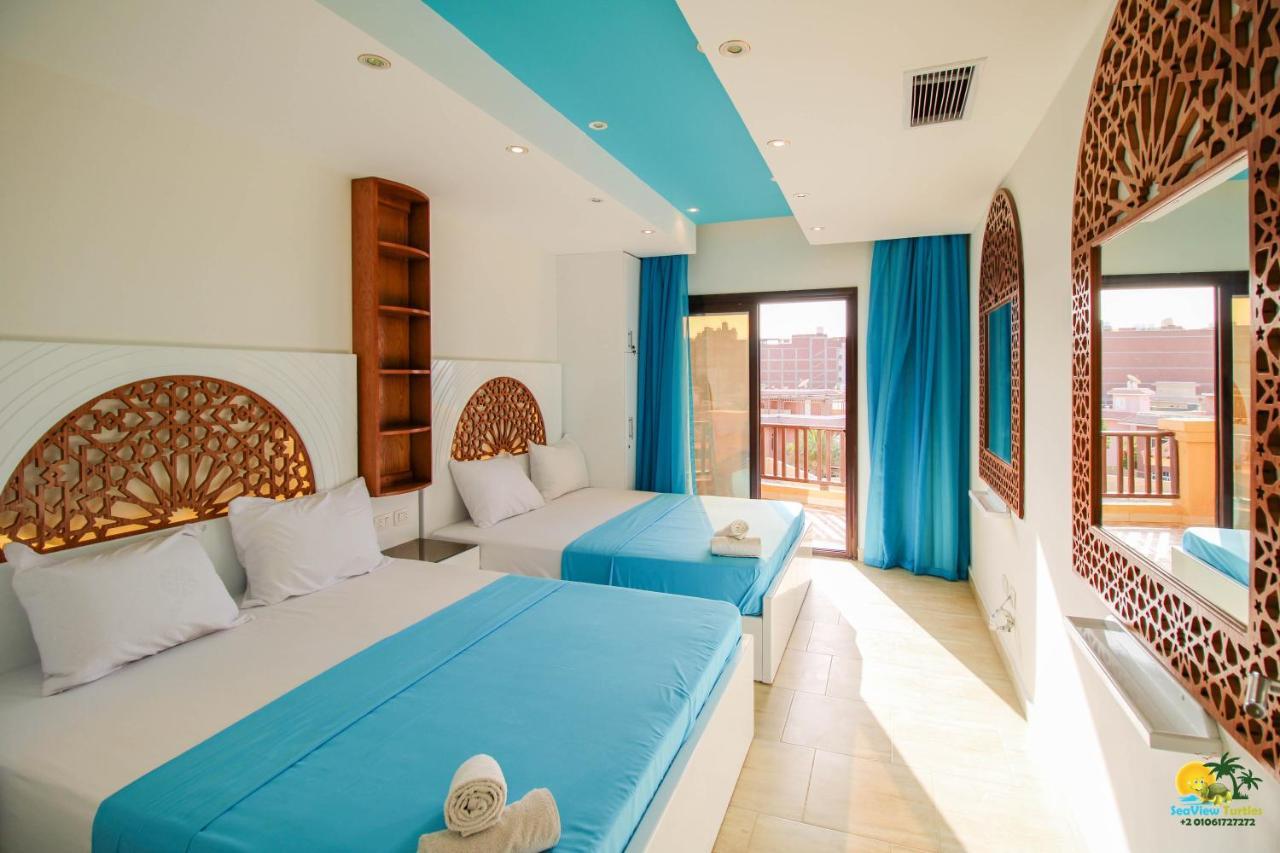 Ferienwohnung Seaview Turtles Hurghada Exterior foto