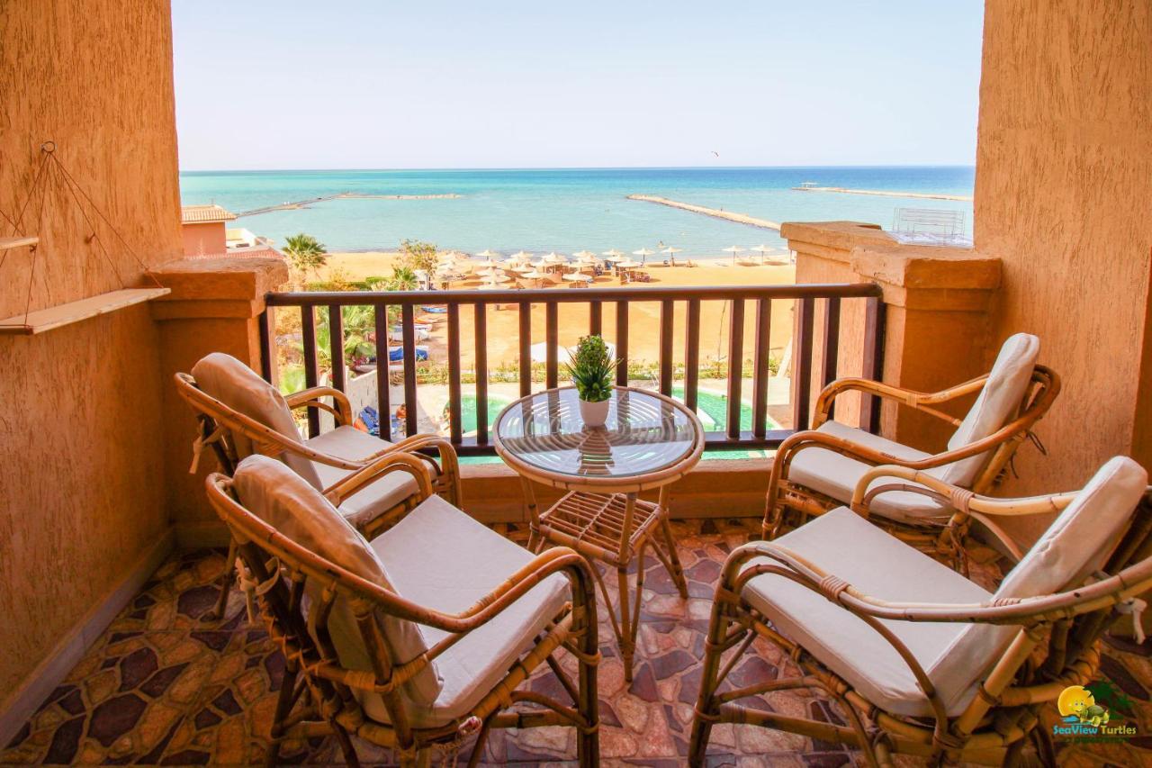 Ferienwohnung Seaview Turtles Hurghada Exterior foto