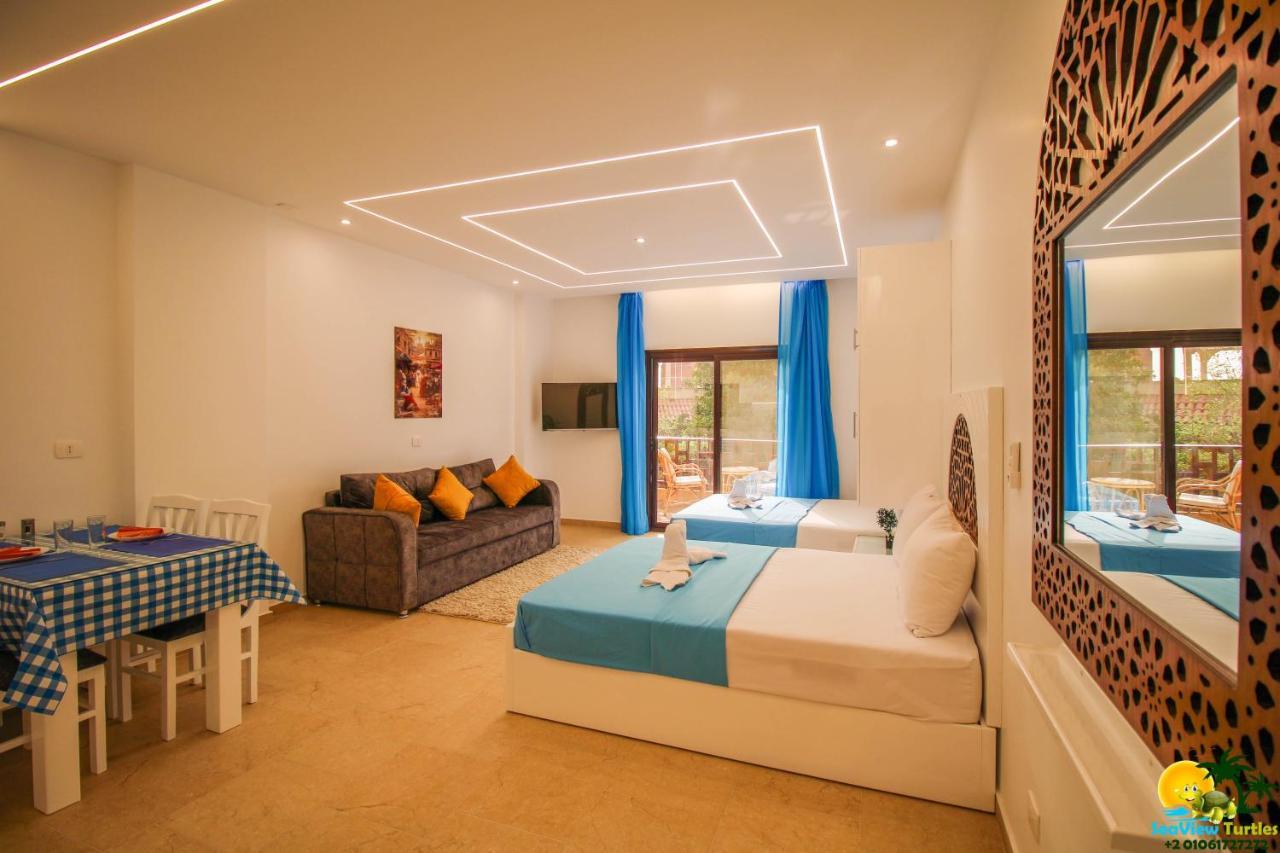 Ferienwohnung Seaview Turtles Hurghada Exterior foto